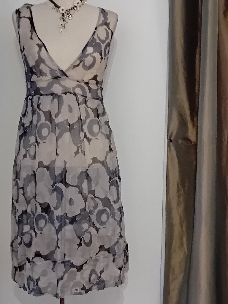 Leuke kleding pakket van vloeiende Chiffonstof, in maat M, Ophalen of Verzenden, Zo goed als nieuw, Maat 38/40 (M)