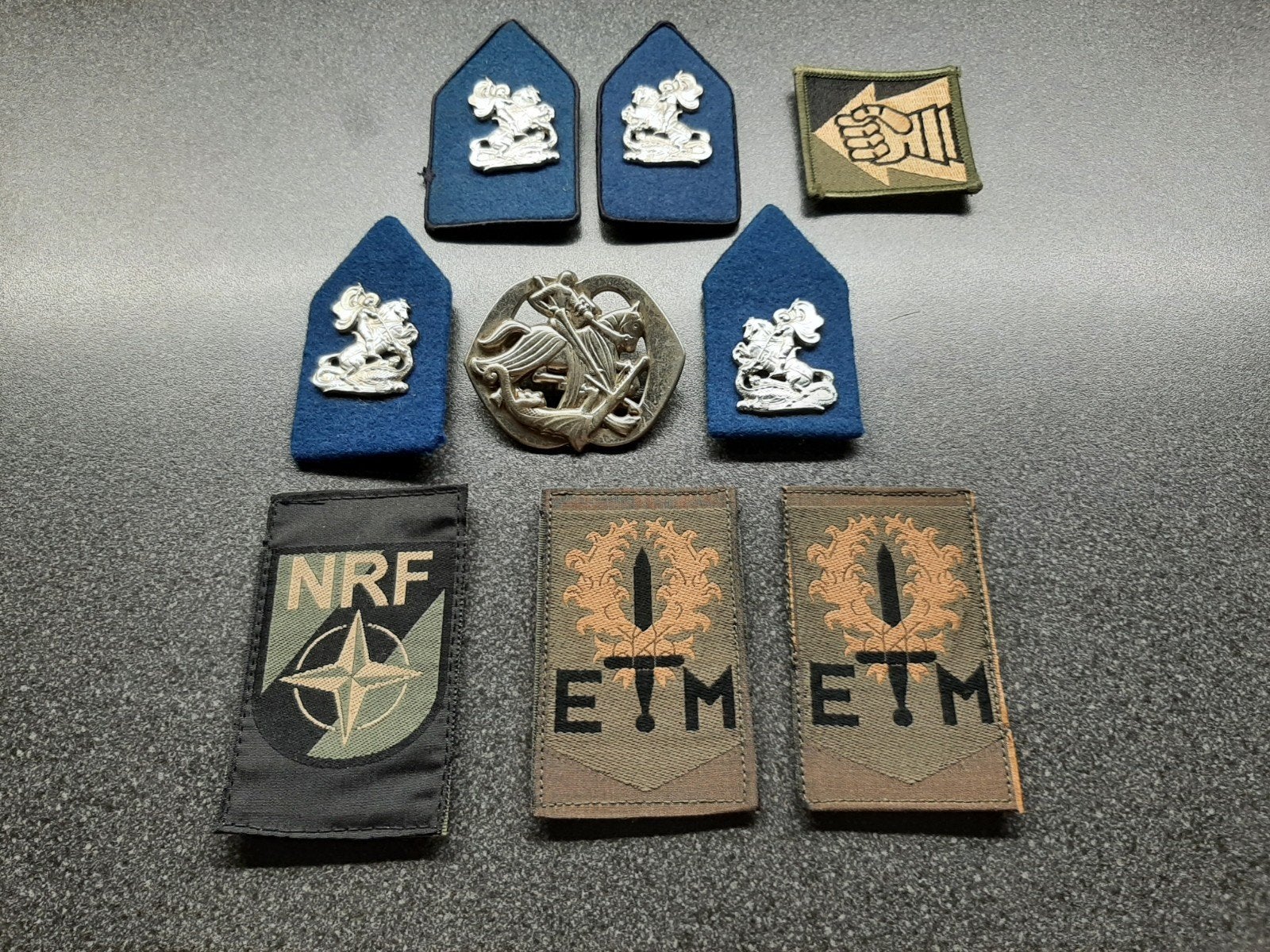 Landmacht KL  -  emblemen divers, Verzamelen, Ophalen of Verzenden, Landmacht, Nederland, Embleem of Badge