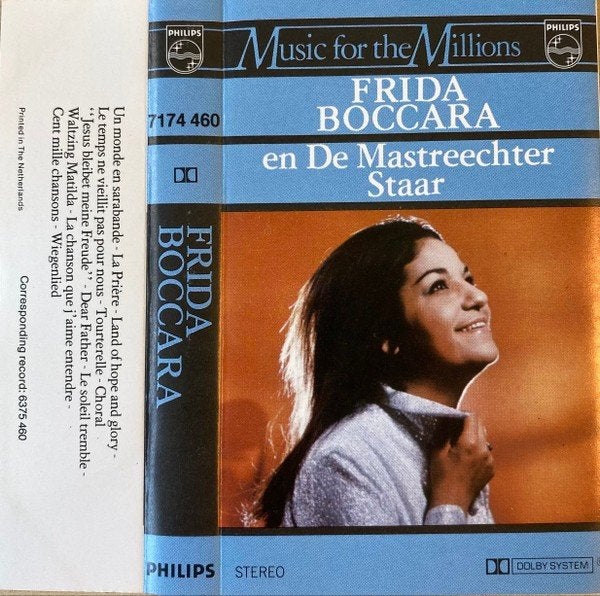 frida Boccara & De Mastreechter Staar MC, Cd's en Dvd's, Gebruikt, Klassiek, 1 bandje, Ophalen of Verzenden