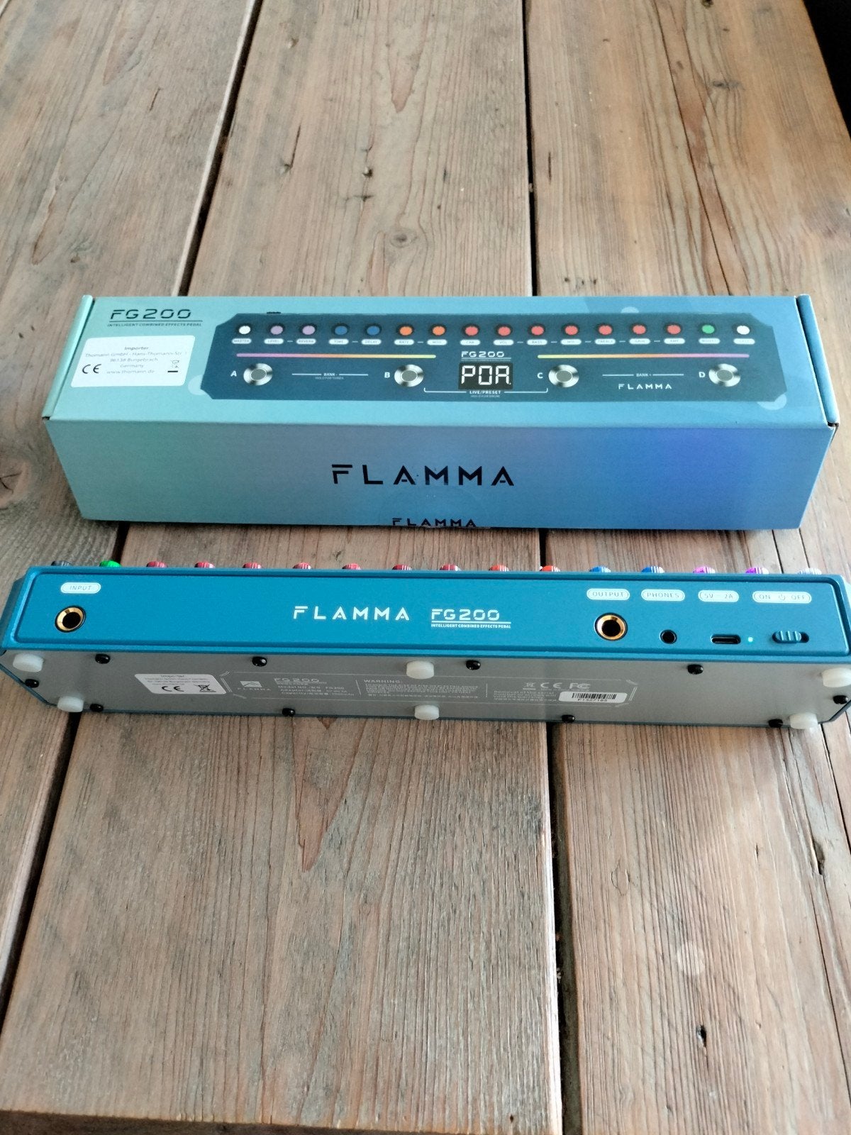 Flamma FG200 Multi-effect Gitaarprocessor, Ophalen of Verzenden, Zo goed als nieuw, Multi-effect