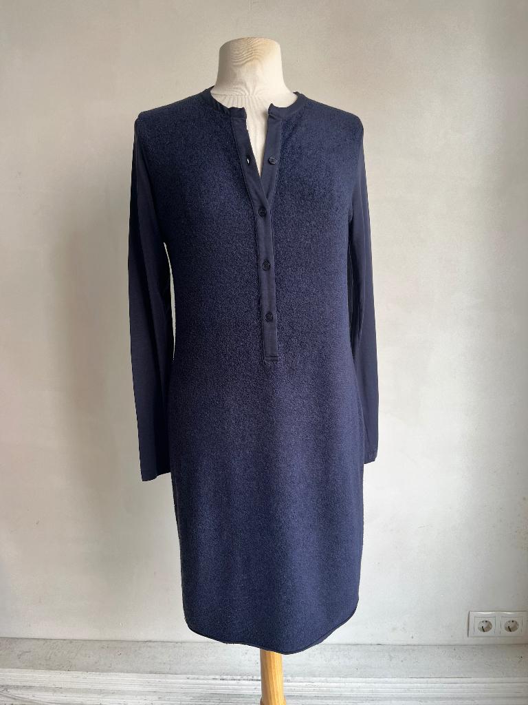 Sylver jurk maat 36 donkerblauw, Kleding | Dames, Sylver, Zo goed als nieuw, Knielengte, Maat 36 (S)