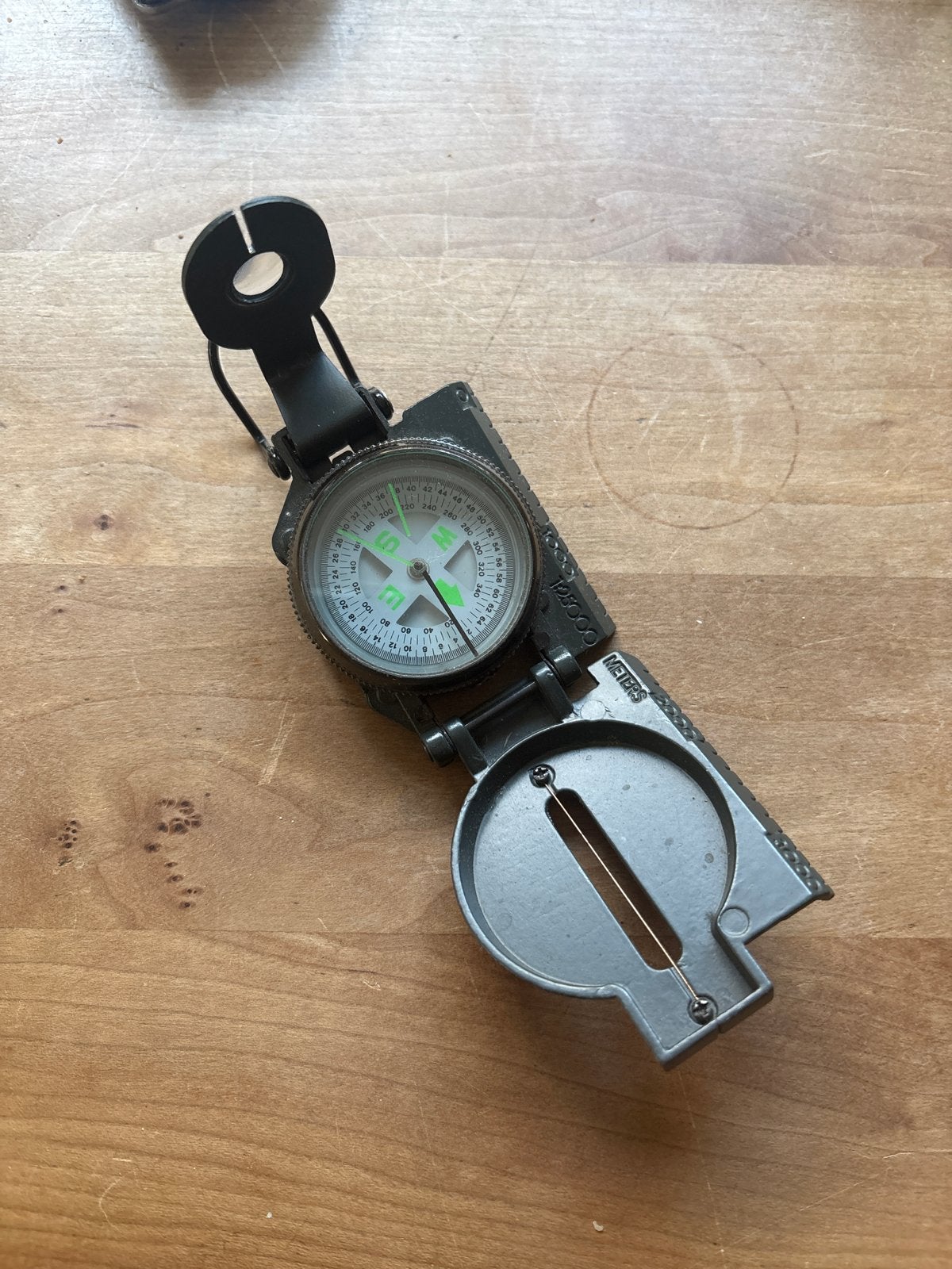 Kompas - Marching Lensatic Compass, Ophalen of Verzenden, Zo goed als nieuw