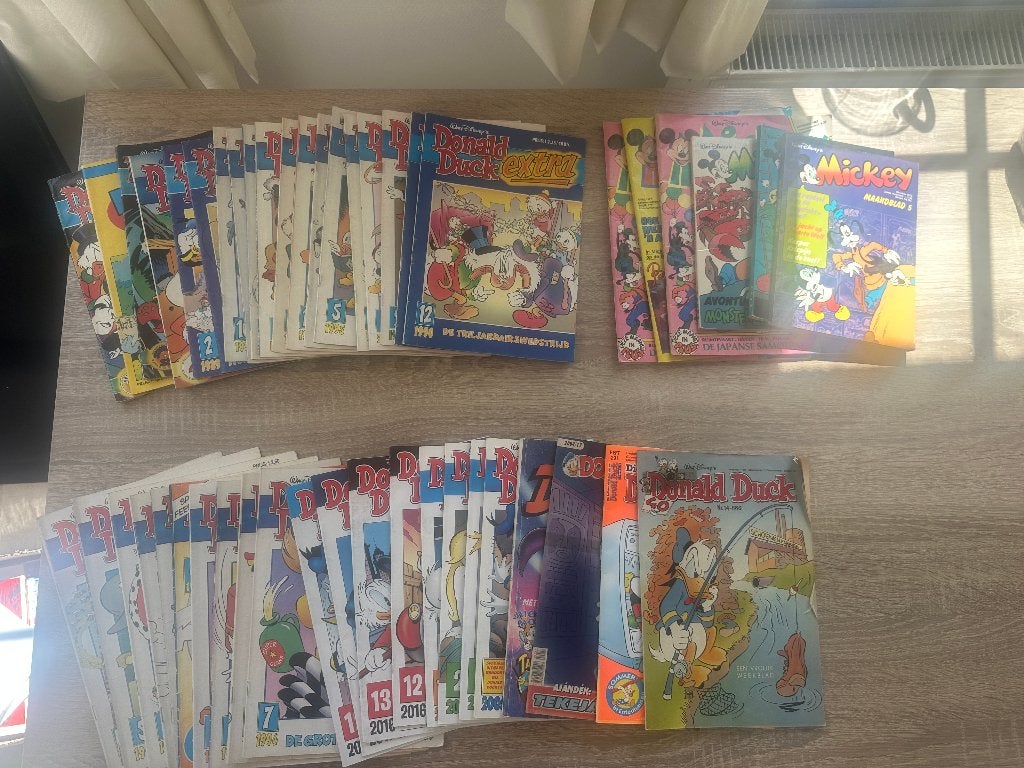 Grote hoeveelheid Stripbladen, Tijdschriften , diversen, Meerdere stripboeken, Ophalen, Gelezen