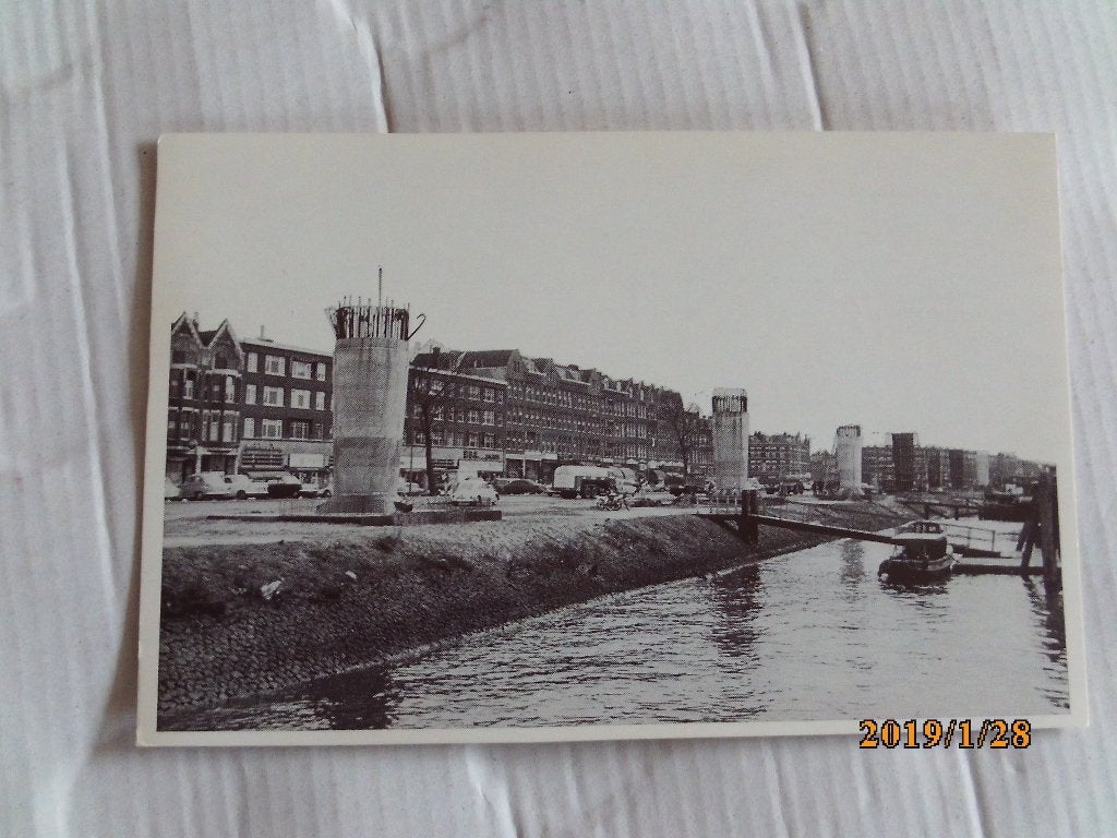 ansichtkaart metro hillelaan-maashaven, Ophalen of Verzenden, 1960 tot 1980, Ongelopen, Zuid-Holland