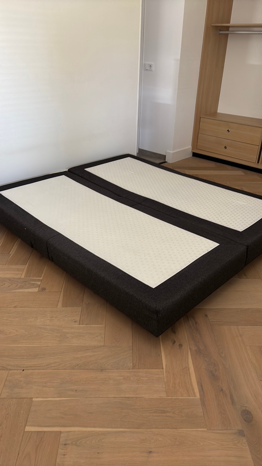 Elektrisch verstelbare bedbodem, Ophalen, Zo goed als nieuw, Eenpersoons, 90 cm