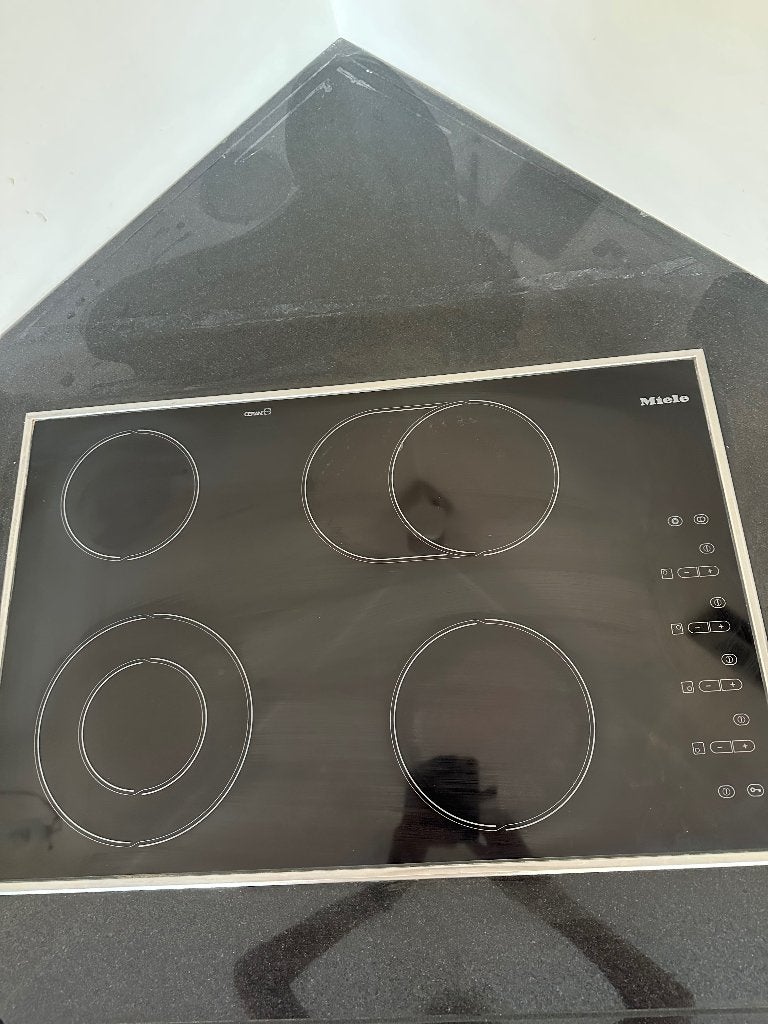 Keramische inbouw kookplaat (Miele), Ophalen, Gebruikt, 4 kookzones, Inbouw