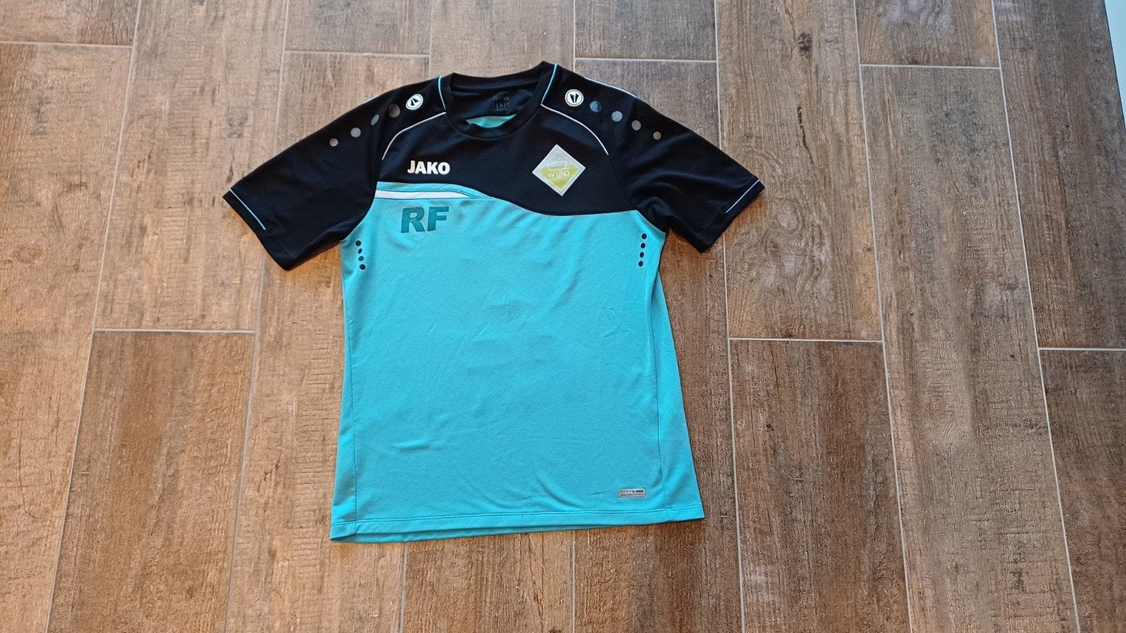 VV Uno Hoofddorp Trainingsshirt maat 164, Kinderen en Baby's, Gebruikt, Jako, Jongen of Meisje, Ophalen of Verzenden