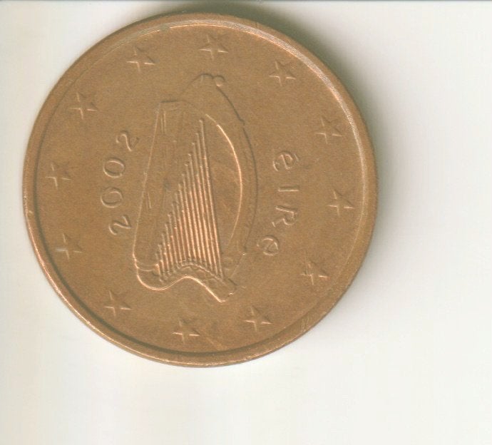 5 cent 2002 ierland, Verzenden, Ierland