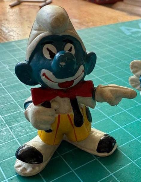 Clown Lol smurf Schleich Peyo 1978, Verzamelen, Smurfen, Ophalen of Verzenden, Gebruikt, Lolsmurf, Poppetje, Figuurtje of Knuffel