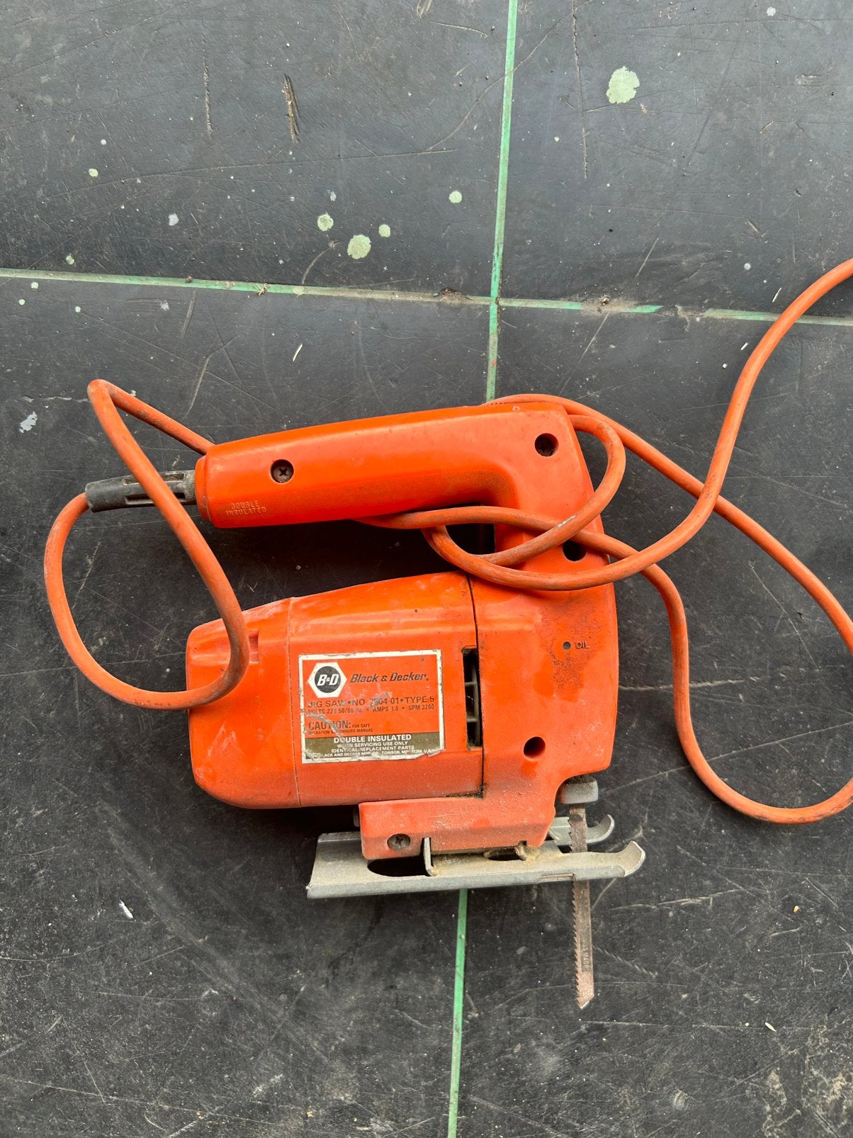 Decoupeerzaag black & decker, Gebruikt, Decoupeerzaag, Ophalen of Verzenden, 30 tot 70 mm