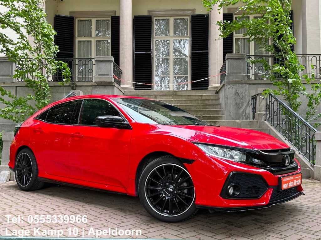 Honda Civic 1.0 i-VTEC Premium Navi Camera Dealer-Onderhoude, Auto's, Voorwielaandrijving, Gebruikt, 129 pk, Adaptive Cruise Control