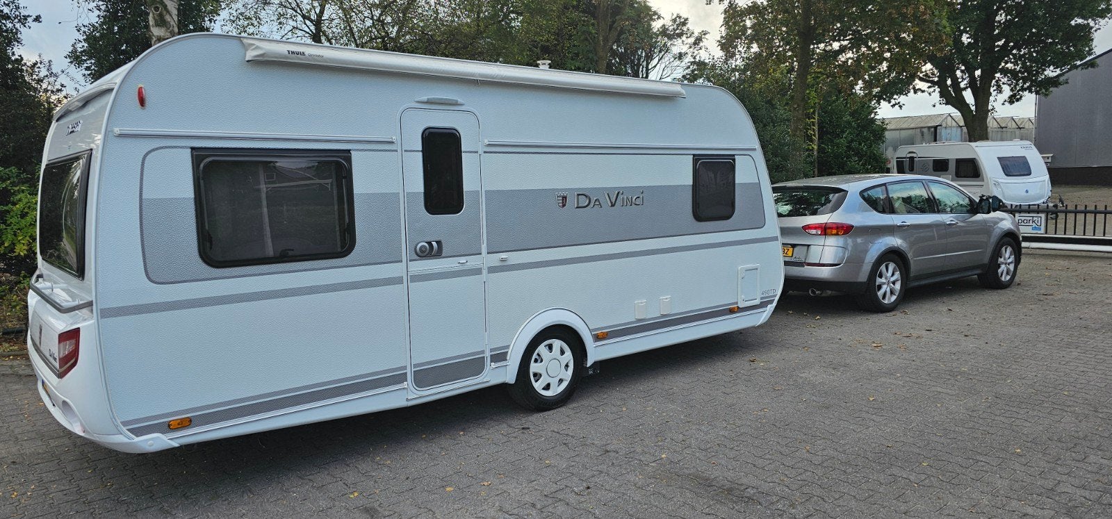 Tabbert Da Vinci 490 TD - caravan met mover airco en luifel, Vast bed, Rondzit, Tabbert, Particulier