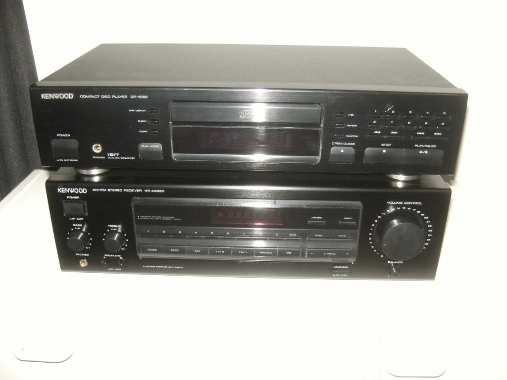 Kenwood receiver met cd speler (stereo set), Gebruikt, Losse componenten, Cd-speler, Ophalen