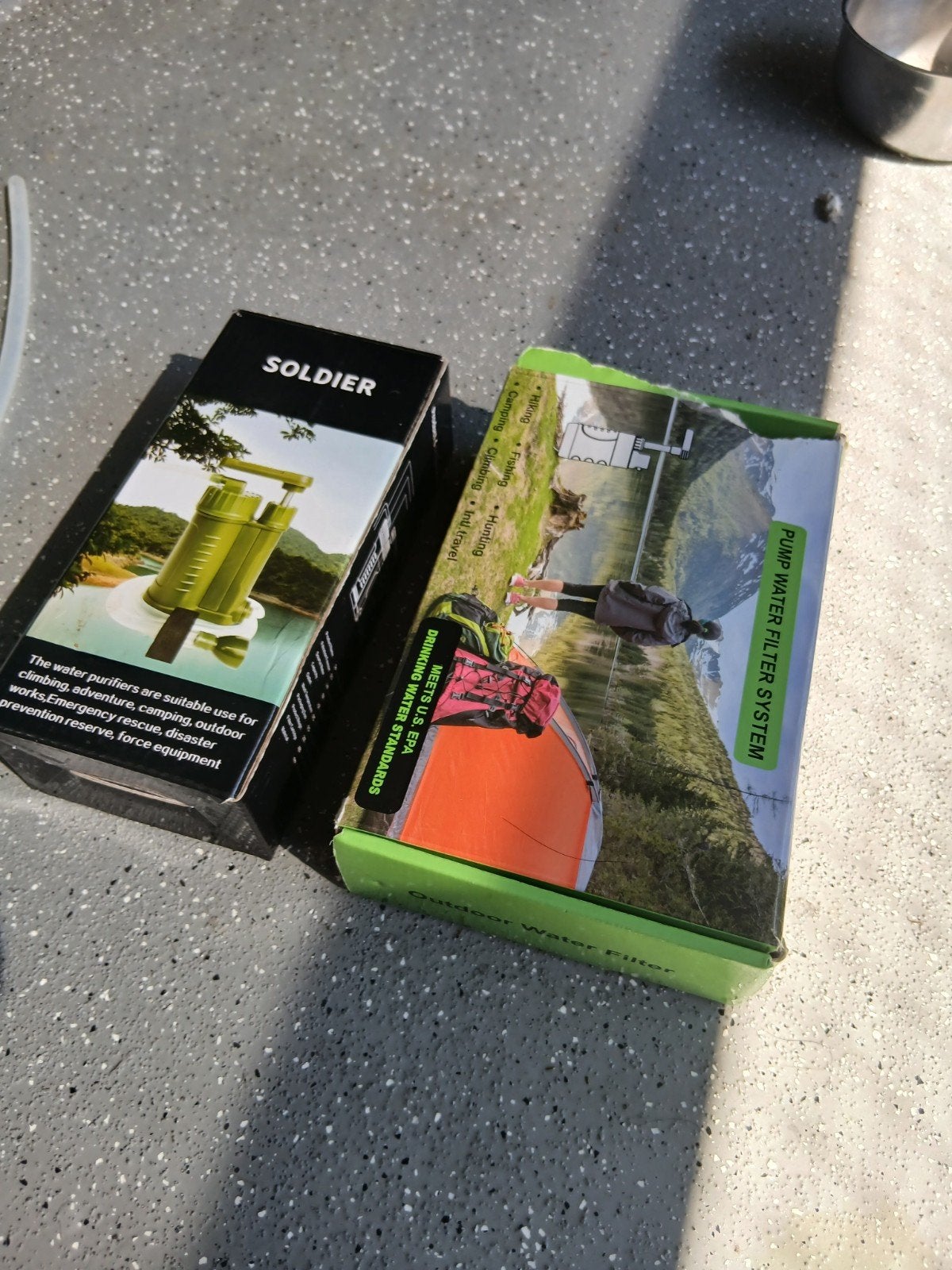 2x Nieuwe Waterfilters voor Off-Grid & Backpacking, Caravans en Kamperen, Ophalen of Verzenden, Nieuw
