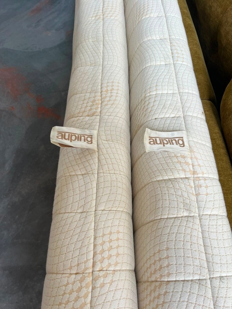Gratis 2x auping matras, Huis en Inrichting, Ophalen, Gebruikt, Eenpersoons, 80 cm