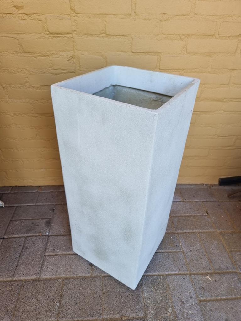 Set van 4 hoge bloempotten, 2x 70cm en 2x 90cm, Whitestone, Tuin en Terras, Bloembakken en Plantenbakken, Ophalen of Verzenden
