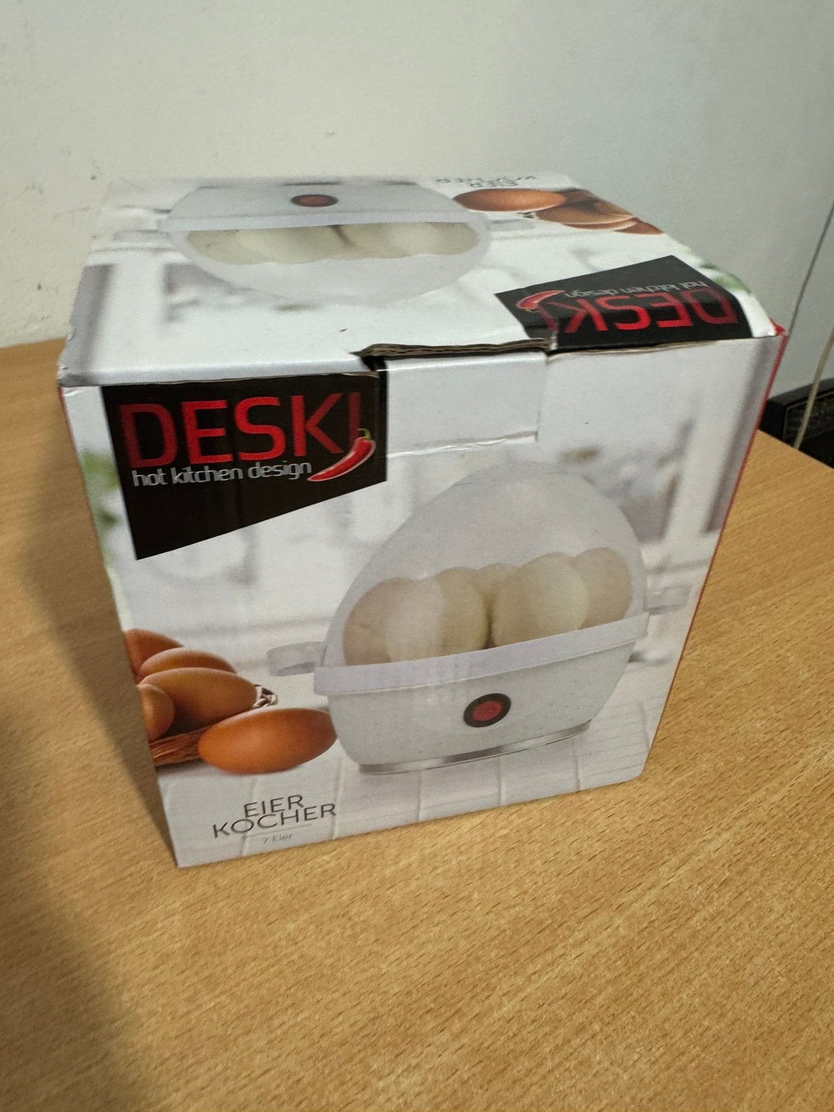 Elektrische Eierloker Deski ( 7 eieren ) Nieuw in doos, Ophalen of Verzenden, Nieuw