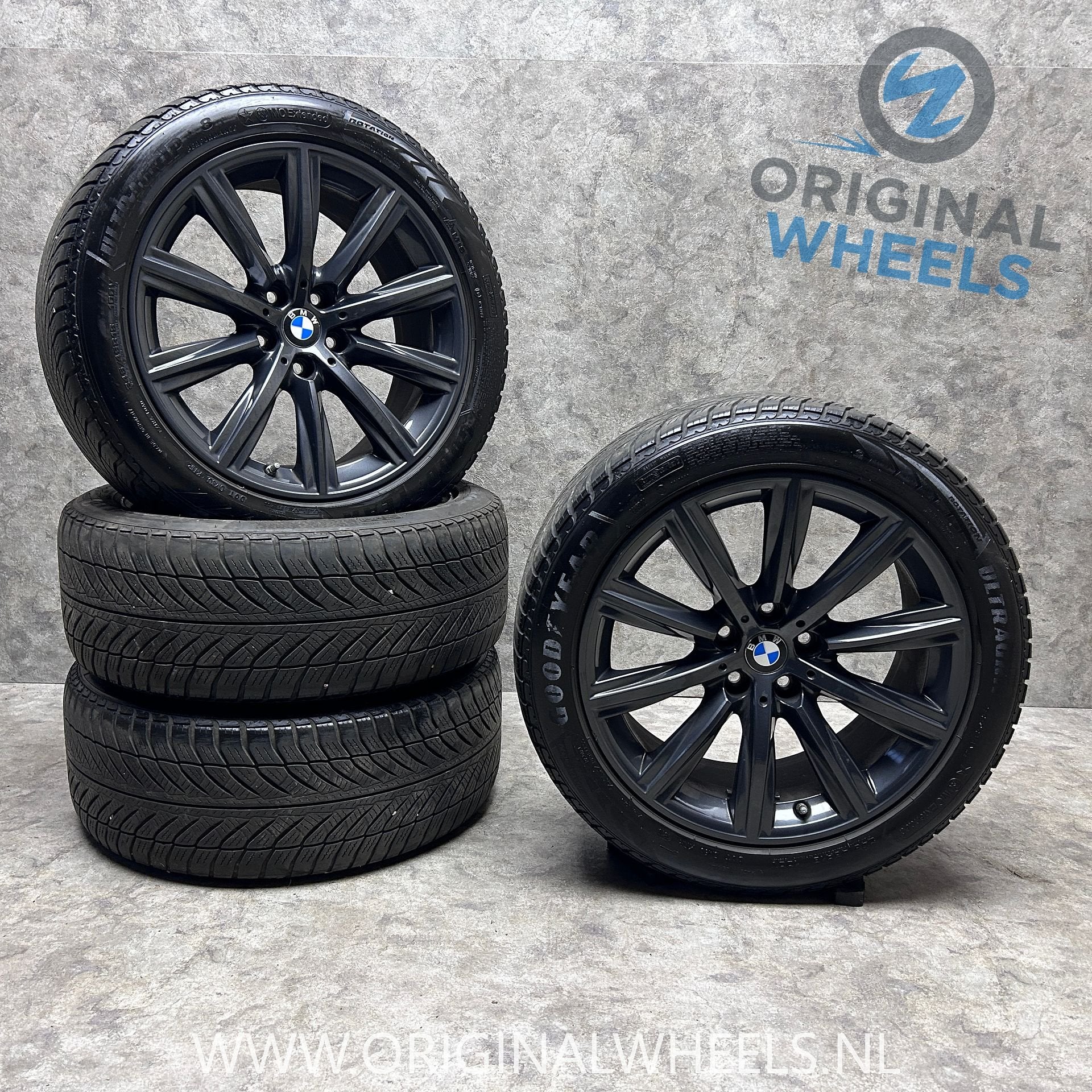 18 inch originele velgen + winterbanden BMW 5 serie G30 G31, Auto-onderdelen, 18 inch, -, -, Banden en Velgen