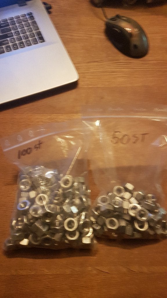 rvs moeren en ringen, Ophalen, Nieuw, Minder dan 50 mm, Rvs