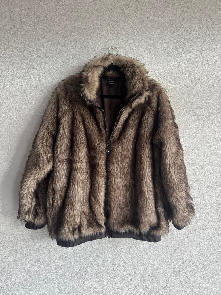 Iets Frans bruine imitatie bonten bomber jas, Kleding | Dames, Iets Frans, Bruin, Iets Frans, Maat 42/44 (L)
