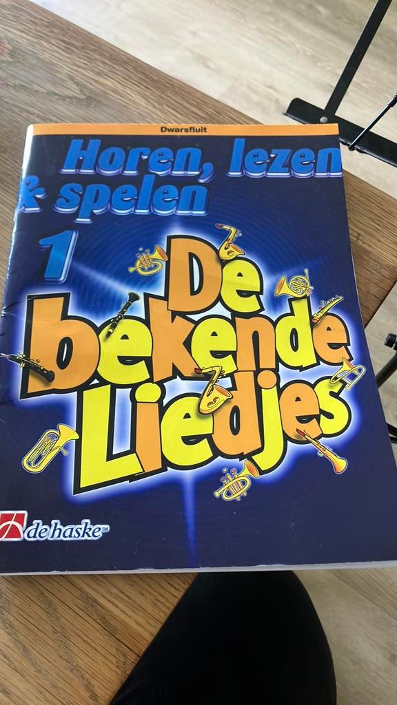 De bekende liedjes dwars-/ blokfluit, Muziek en Instrumenten, Bladmuziek, Ophalen of Verzenden, Zo goed als nieuw, Les of Cursus