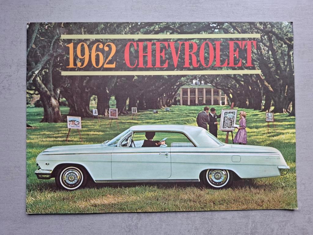 1962 Chevrolet grootformaat brochure, Ophalen of Verzenden, Zo goed als nieuw, Chevrolet