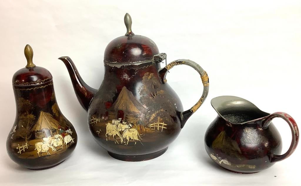 CONRAD KURZ TIEL - “Milk & Sugar Set”. (edeltin), Ophalen of Verzenden