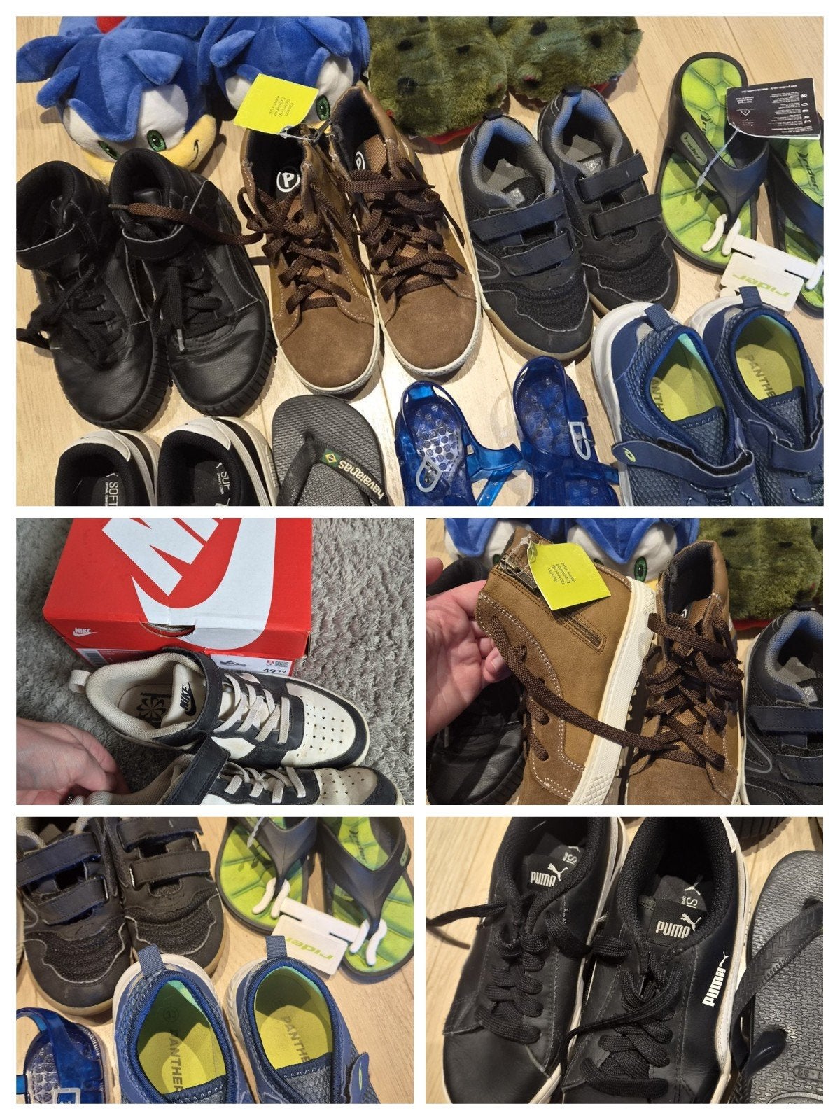 partij schoenen mt 30 31 32 puma nike enz, Ophalen of Verzenden, Zo goed als nieuw, Meisje, Slofjes