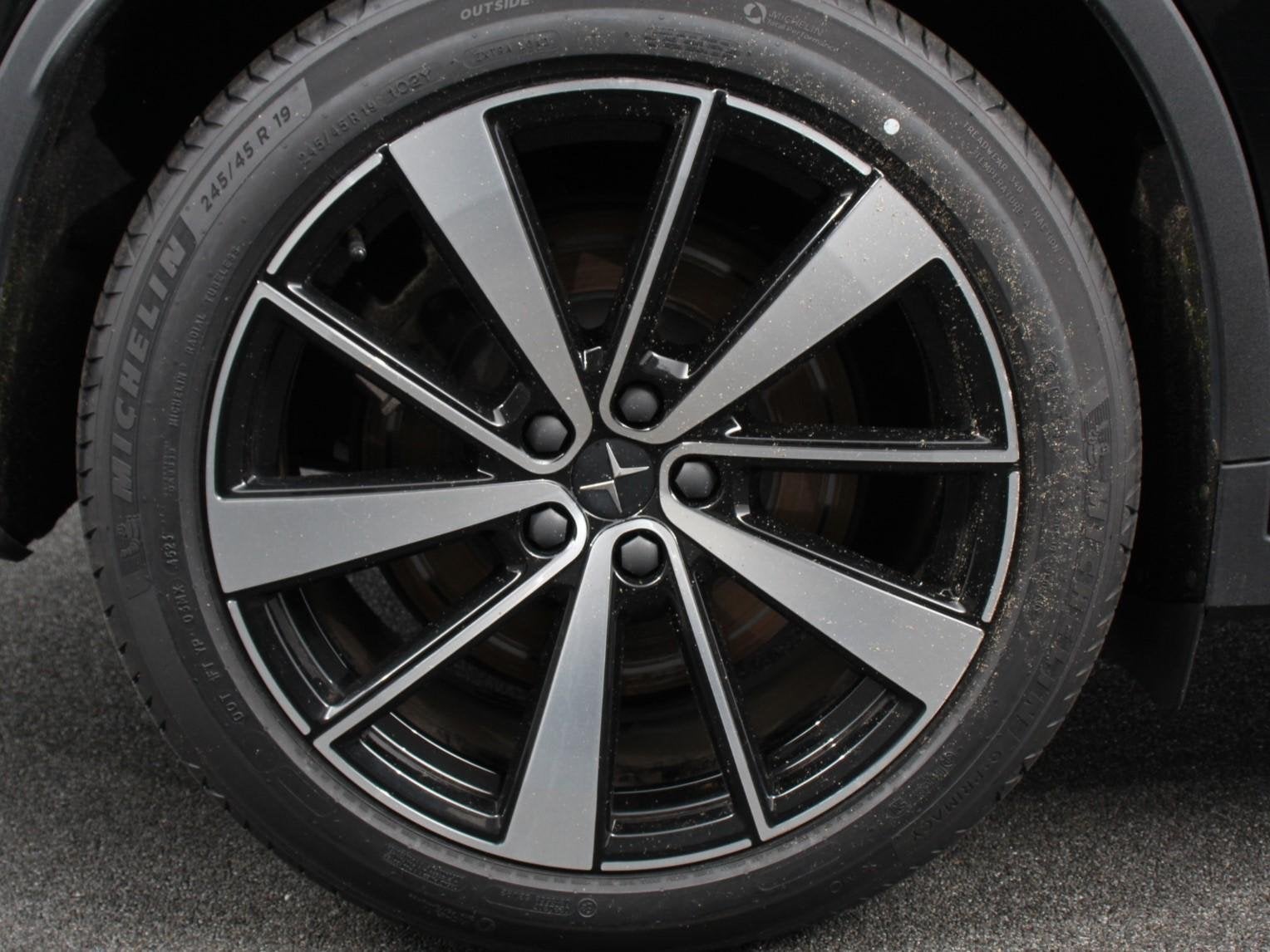 Polestar 2 Long Range Dual Motor 408pk Launch Edition 78kWh, Auto's, Polestar, Polestar 2, Stof, Gebruikt, Zwart