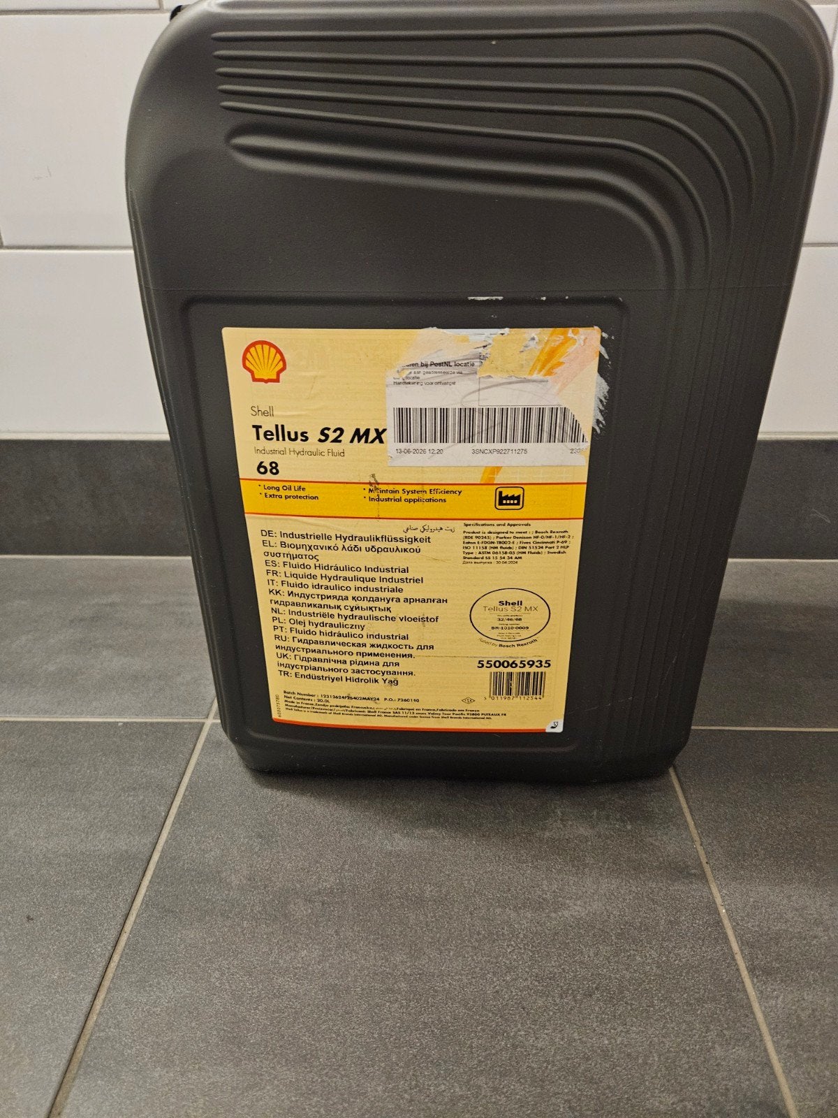 Shell Tellus S2 MX 68 Industriële Hydraulische Olie 20L, Ophalen of Verzenden