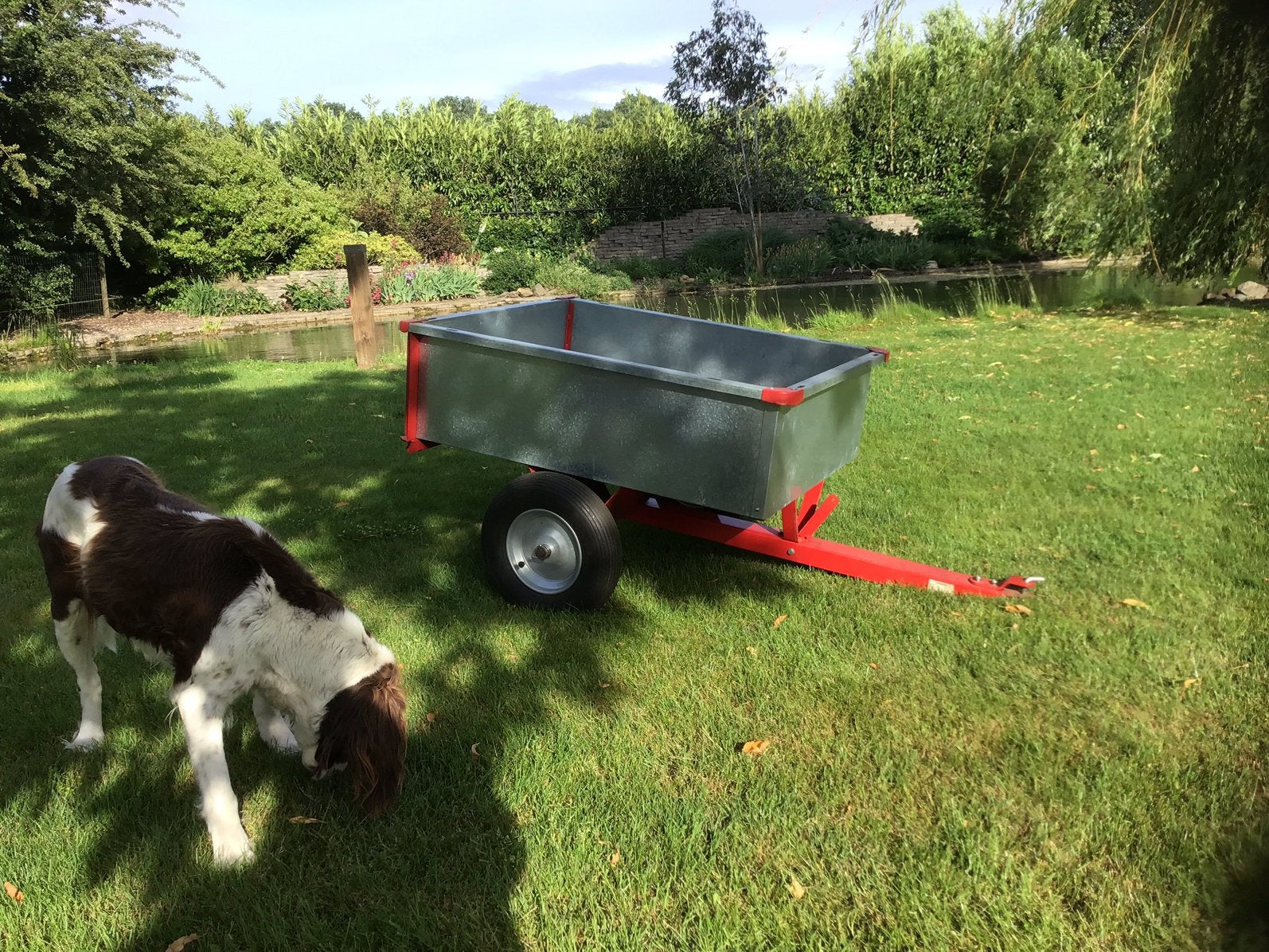 lengte 106 breedte 70 hoogte 20 cm inh 230 liter, 100 liter of meer, Ophalen, Transportkar