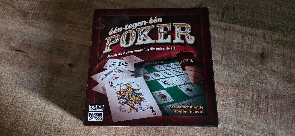 een tegen een poker spel, Ophalen of Verzenden, Gebruikt