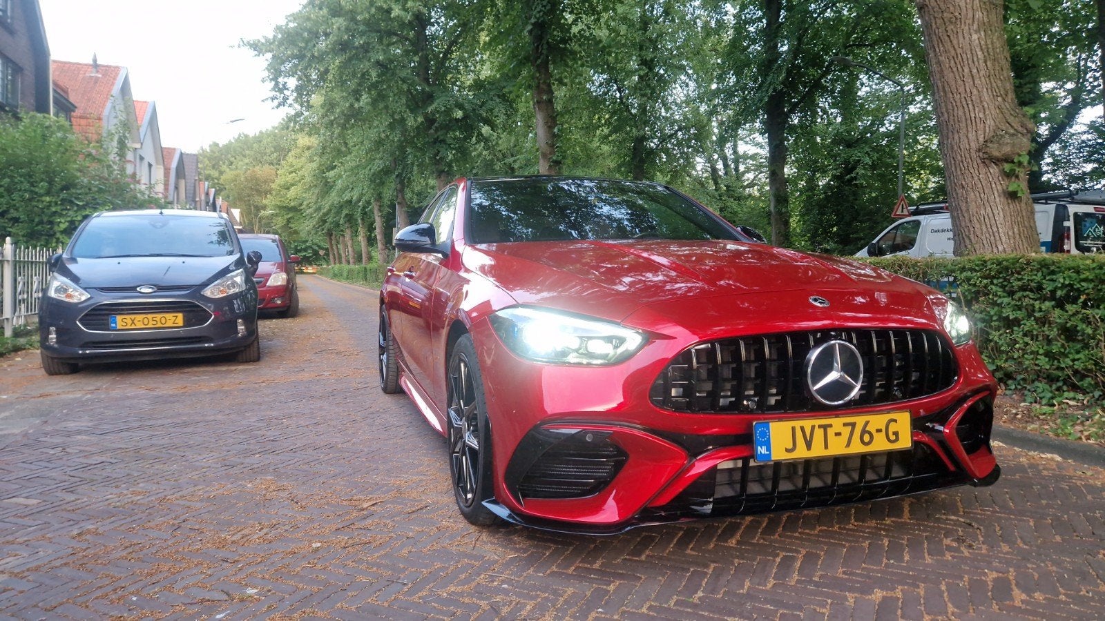 Mercedes-Benz C-Klasse C300 amg line 313pk 9G-TRONIC, Auto's, Automaat, Achterwielaandrijving, 1800 kg, 167 km/l