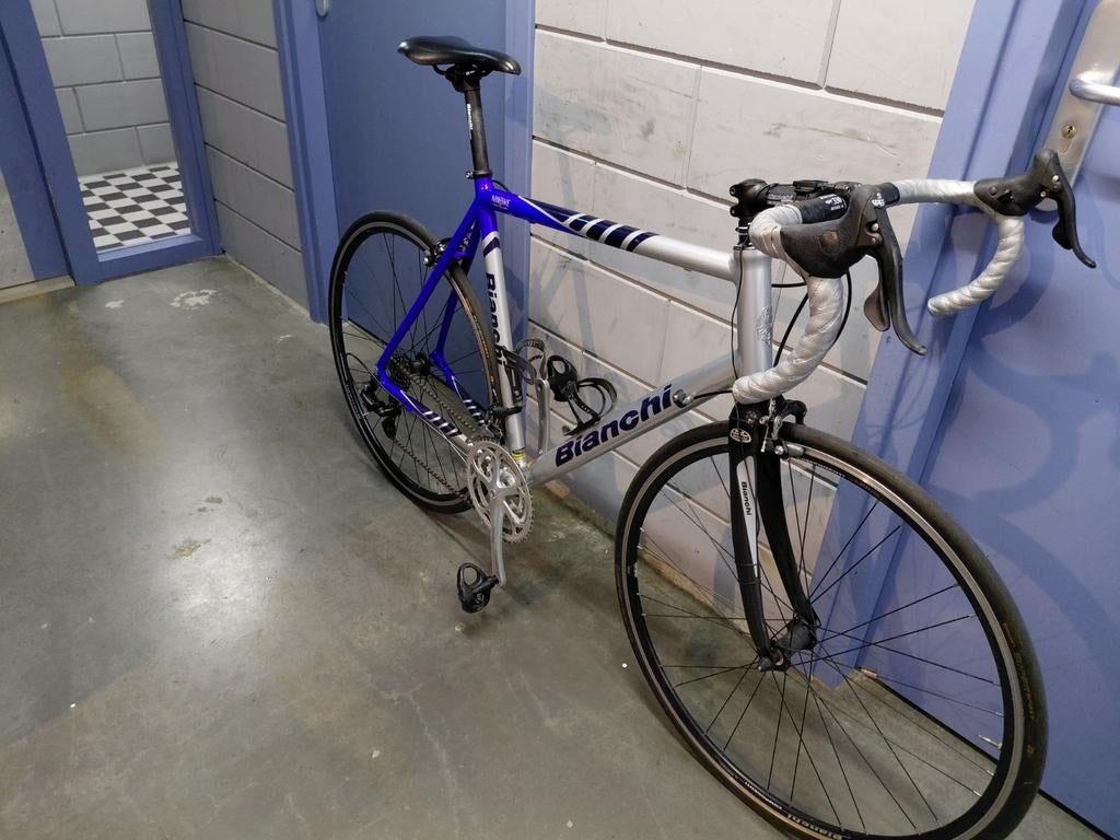 Bianchi Nirone Racefiets. Triple Campagnolo Carbon vork., Fietsen en Brommers, Fietsen | Heren | Sportfietsen en Toerfietsen, Overige merken