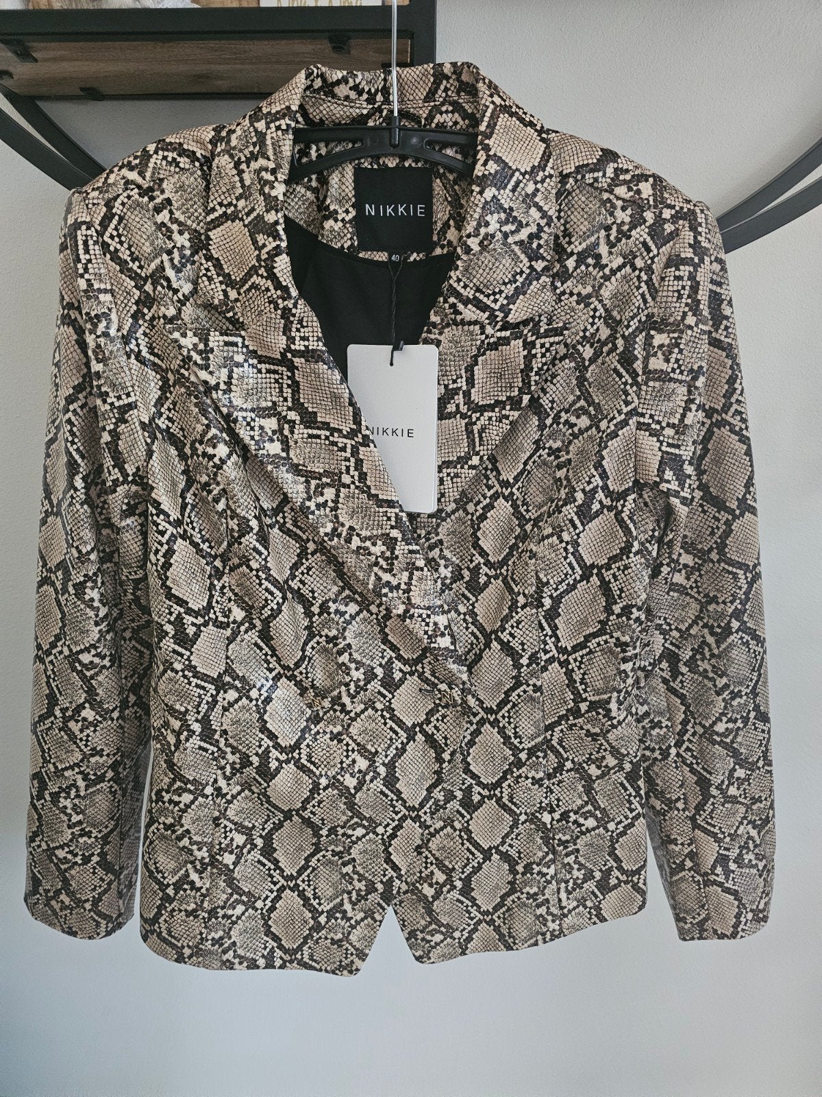 Nikkie blazer met slangenprint - Maat 40 (M), Maat 38/40 (M), Meerkleurig, Nieuw, Ophalen of Verzenden