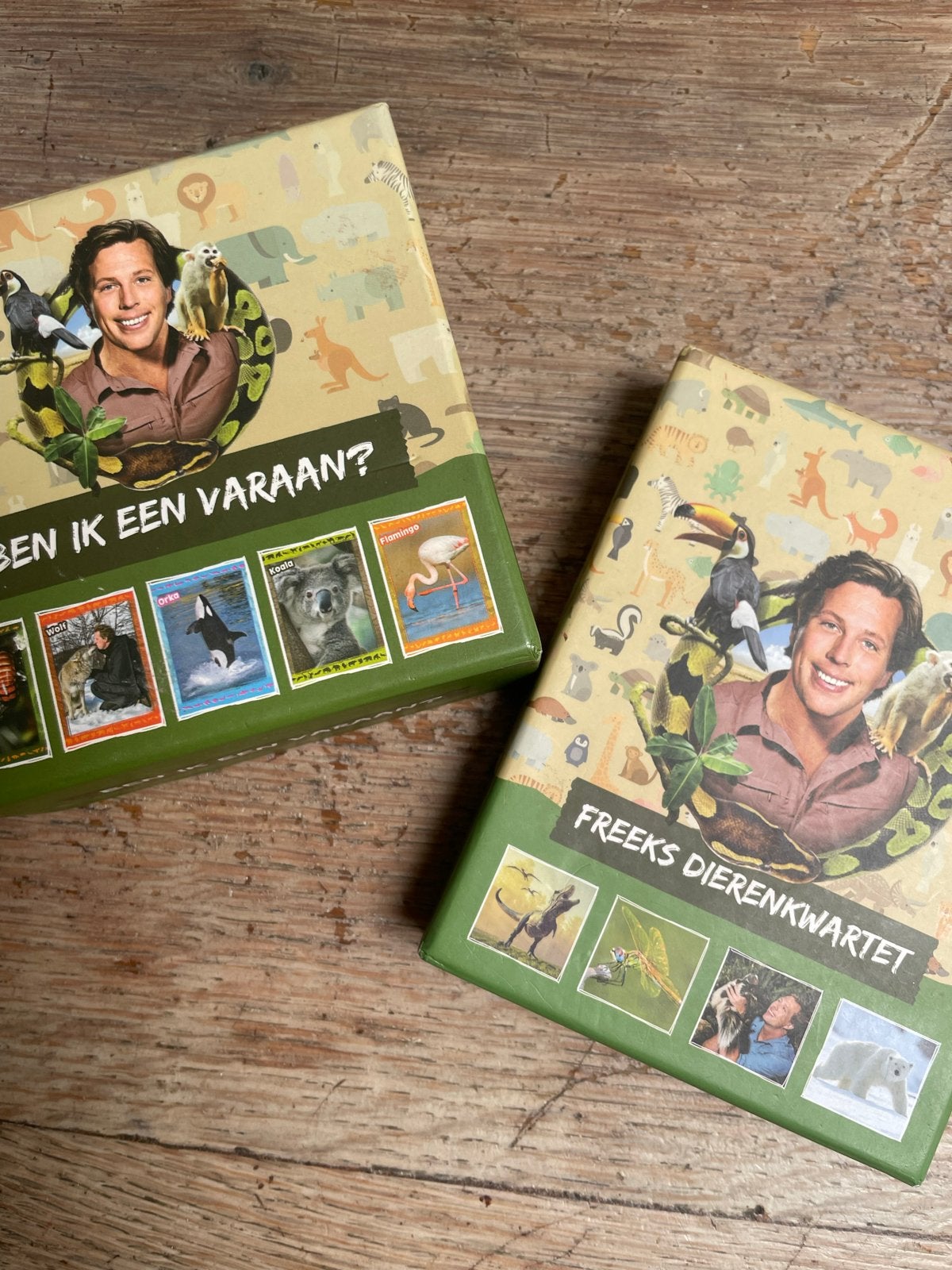 Freek Vonk kwarten en raad het dier., Ophalen