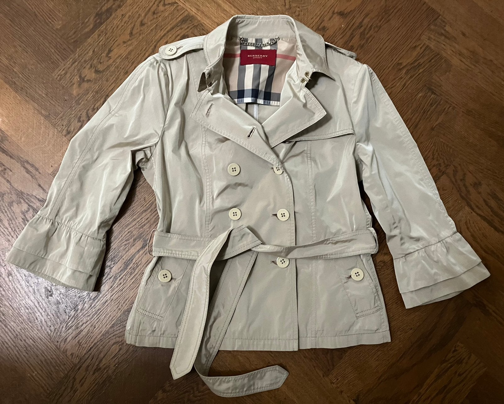 Burberry jasje maat 40/42, Ophalen of Verzenden, Zo goed als nieuw, Maat 38/40 (M)
