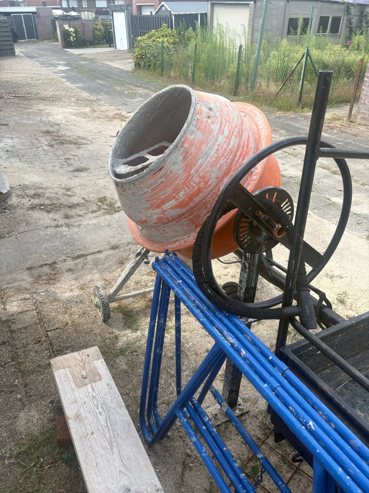 Gebruikte cementmolen / betonmixer, Doe-het-zelf en Verbouw, Betonmolens, Ophalen of Verzenden, Gebruikt
