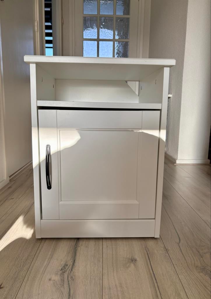 Nachtkastje IKEA Songesand - Wit, Ophalen, Gebruikt, Minder dan 45 cm, 55 tot 70 cm