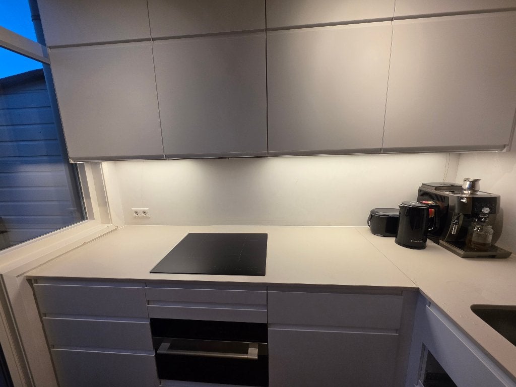 Keukenblad IKEA Möcklarp, Ophalen, Gebruikt, Beige, 150 tot 200 cm
