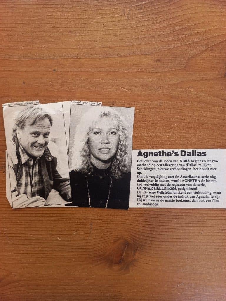 ABBA artikelen begin jaren 80 0,25 cent per stuk, Ophalen of Verzenden, Gebruikt, Boek, Tijdschrift of Artikel
