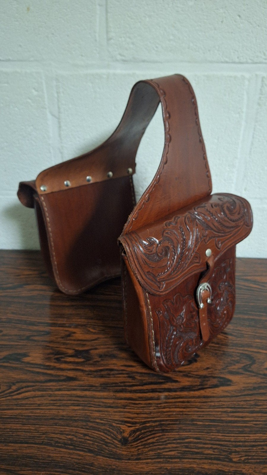 Country - schoudertas in de vorm van zadeltassen (leer), Ophalen of Verzenden, Gebruikt, Accessoires