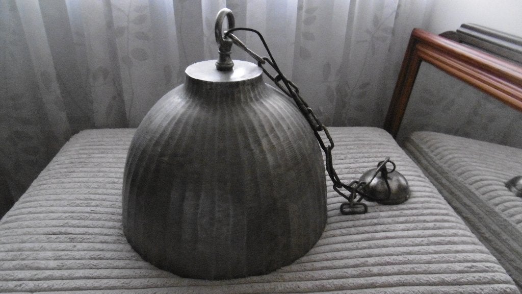 Industriële Light & Living Hanglamp KYRIE, Huis en Inrichting, Ophalen, E27 (groot), Zo goed als nieuw, Metaal