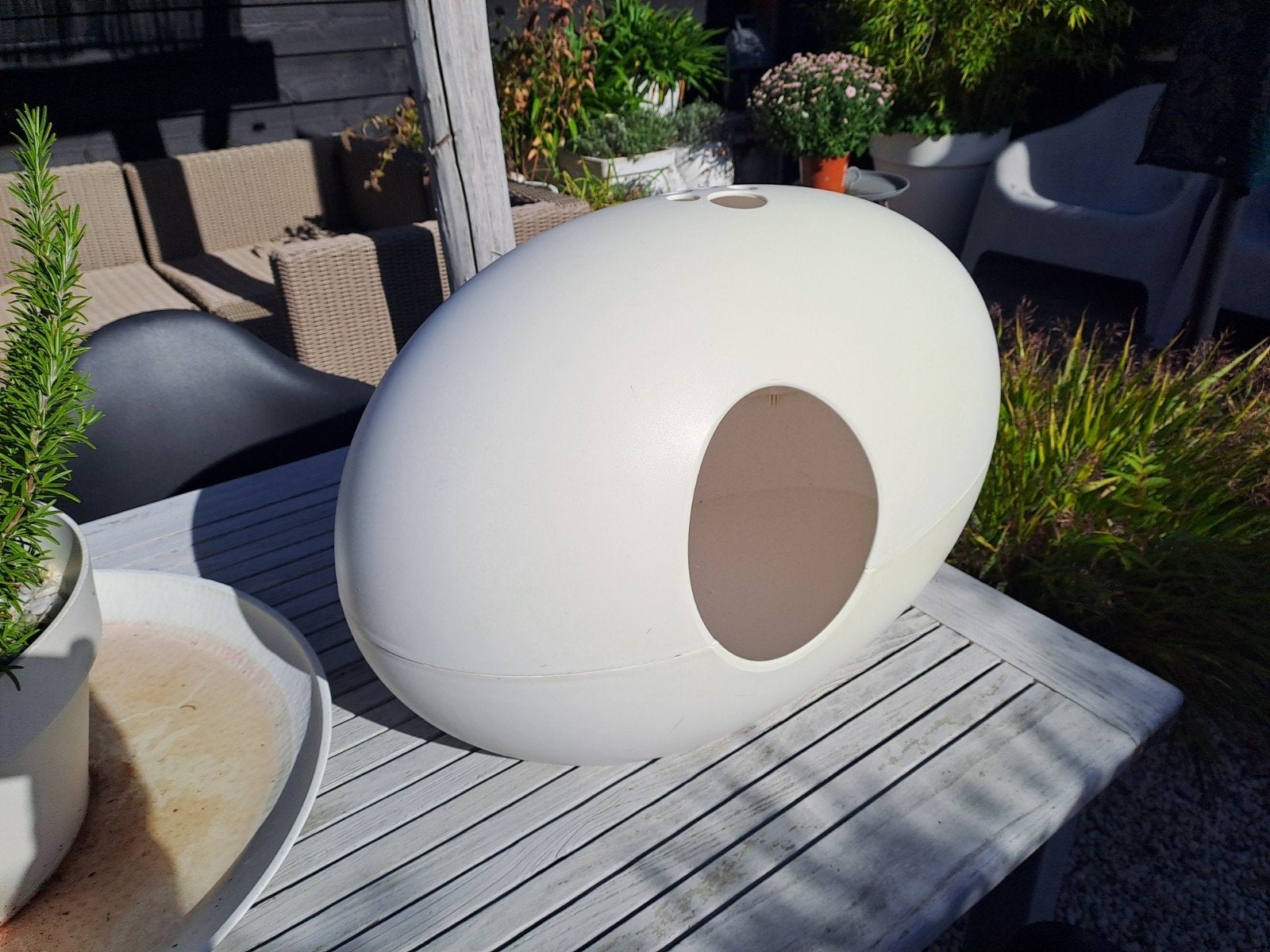 Design kattenbak te koop, Dieren en Toebehoren, Ophalen, Zo goed als nieuw, Gesloten