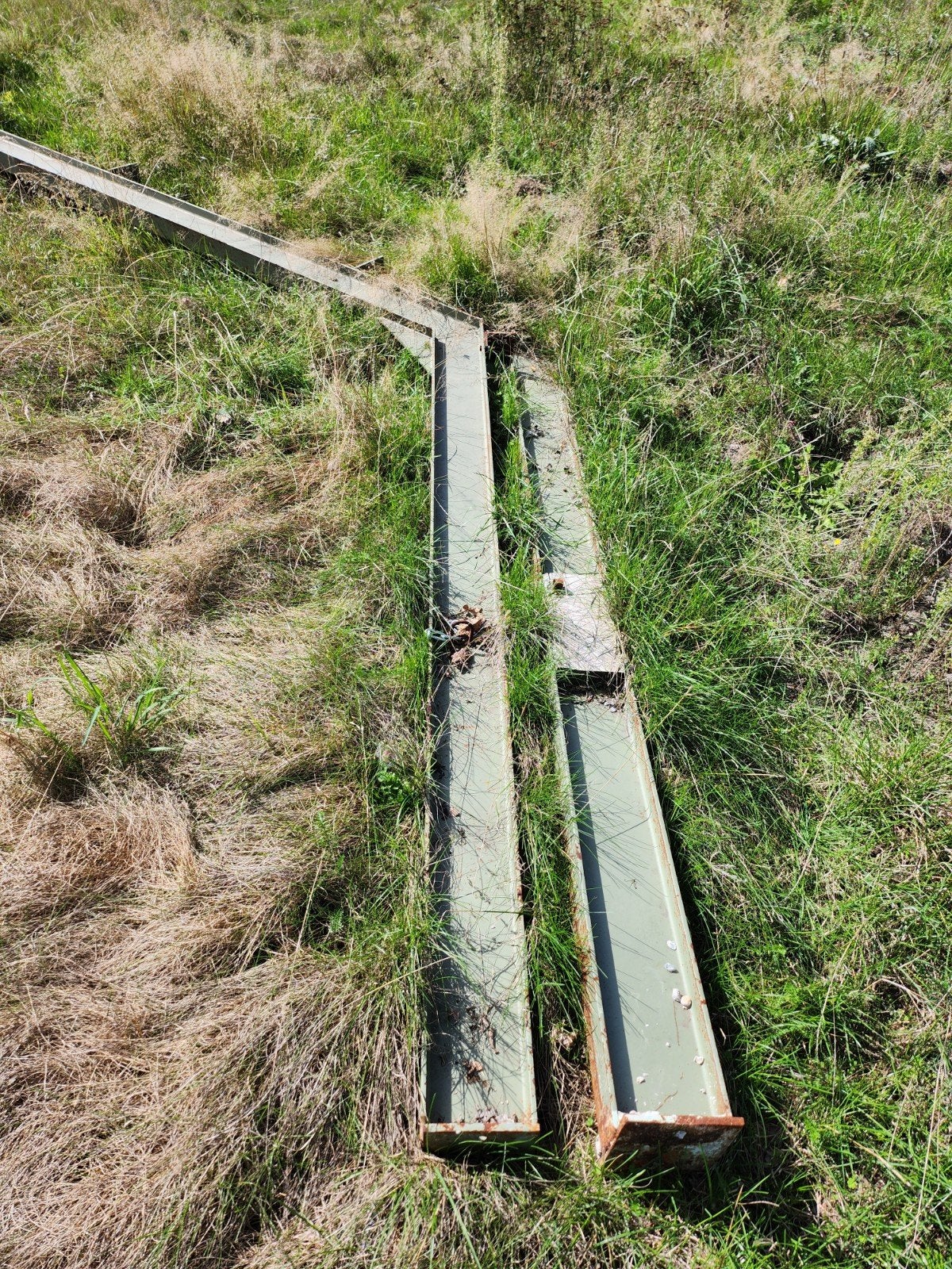 Gebruikte metalen spanten., Ophalen, Gebruikt, IJzer