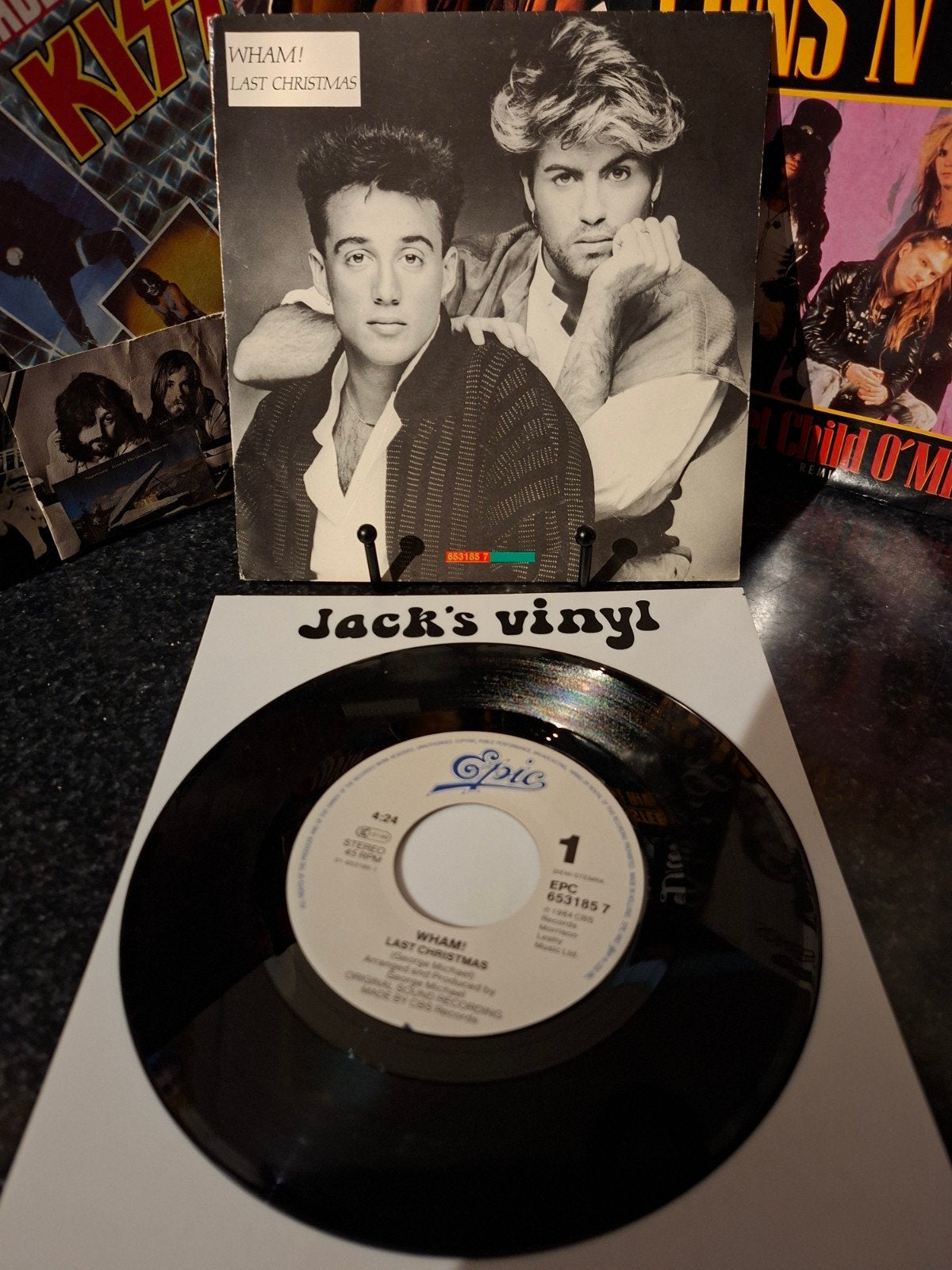 Wham! - Last Christmas 7 inch vinyl single 1989, 7 inch, Ophalen of Verzenden, Zo goed als nieuw, Beschermende buitenhoes