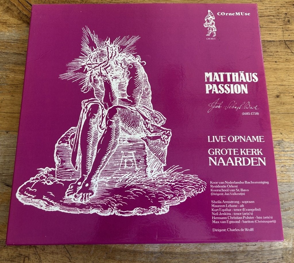 Verzamelobject: Vinyl Matthäus Passion. 4 LP’s, krasvrij!, Ophalen, Boxset, Inclusief boekje, Zo goed als nieuw