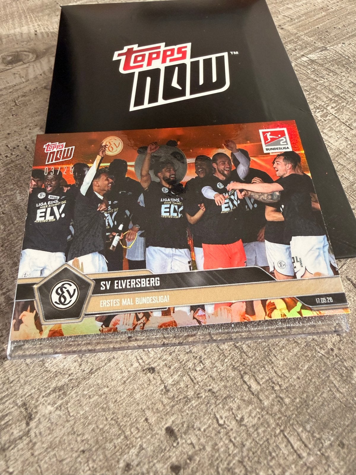 Topps Now SV Elversberg Bundesliga Kaart 03/25, Ophalen of Verzenden, Nieuw, Buitenlandse clubs, Spelerskaart