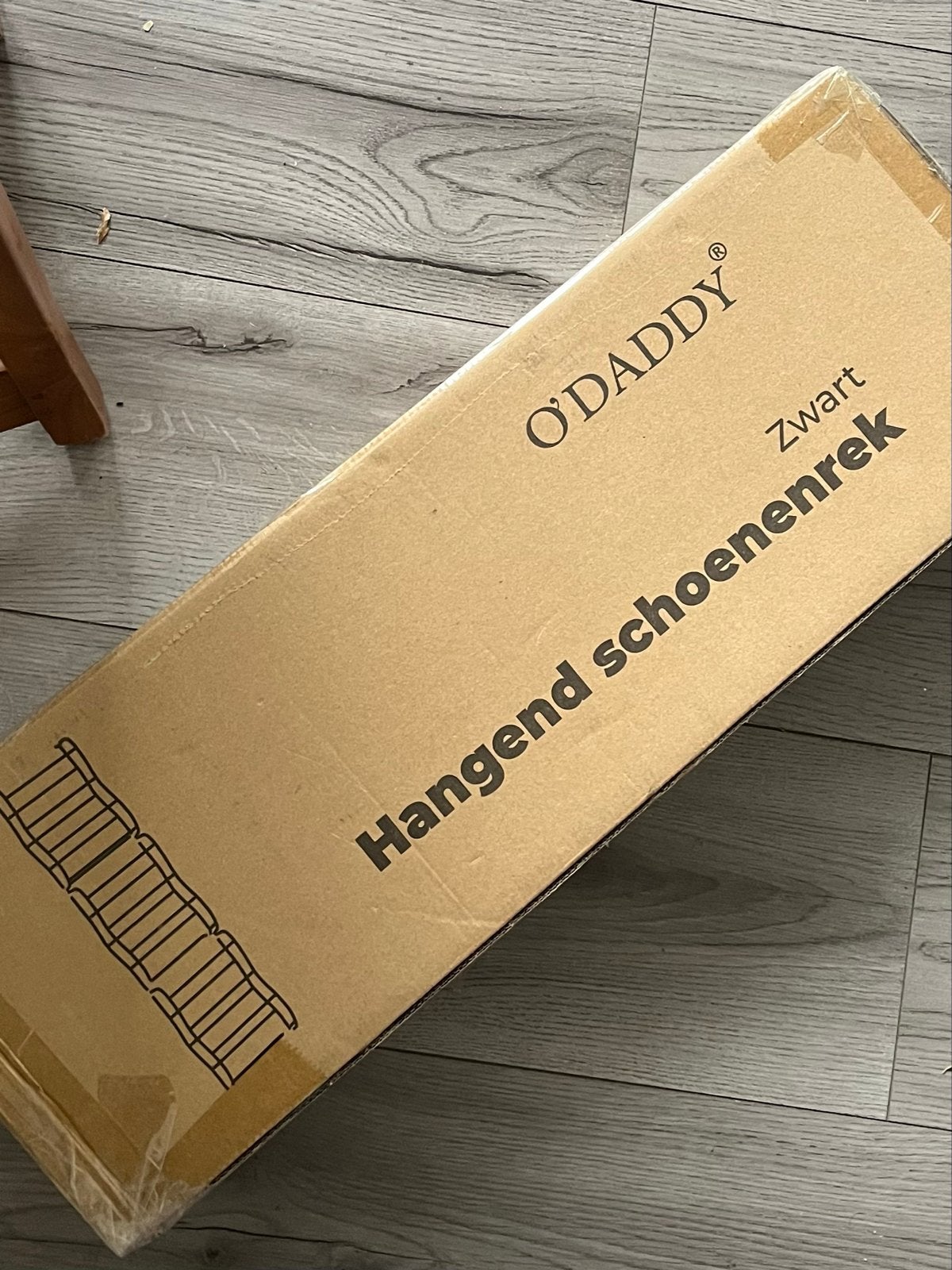 Nieuw O'DADDY Hangend Schoenenrek Zwart - Ongeopend, Verzenden, Nieuw