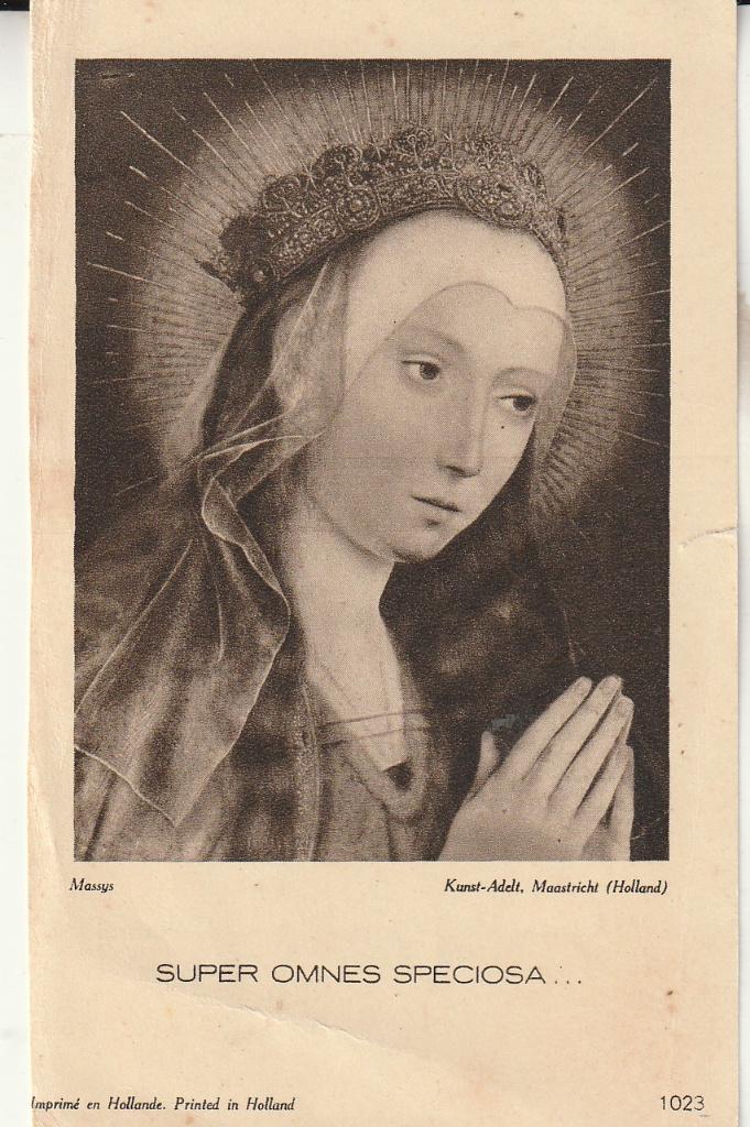 Prentje Priesterwijding Rudolf van Gemert 1951, Ophalen of Verzenden, Gebruikt, Kaart of Prent, Christendom | Katholiek